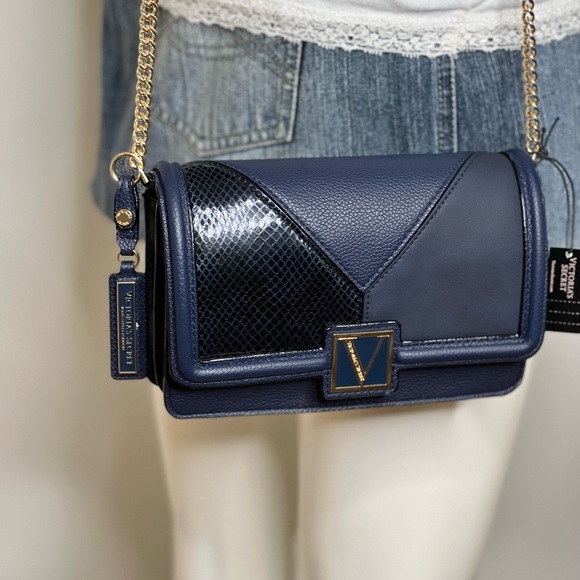 Buy Victoria's Secret Women Blue Handbag blue Online @ Best Price